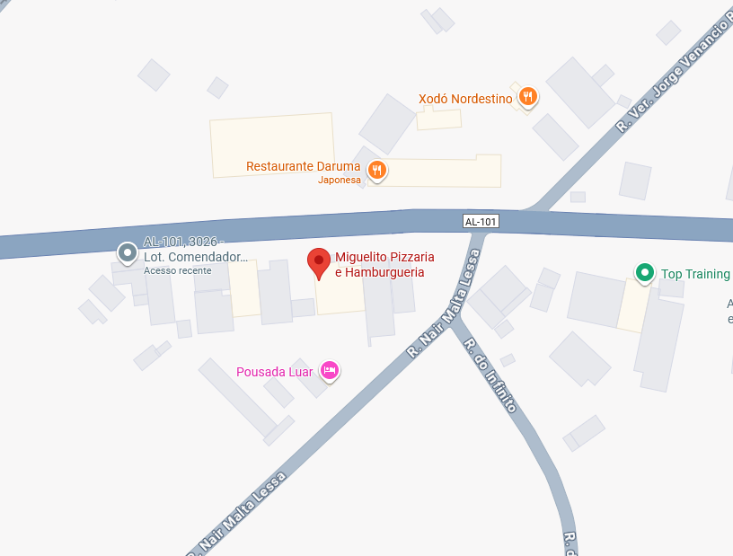 Mapa Real Gratuito - Miguelito em Coruripe, AL